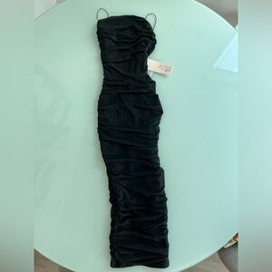 Oh Polly Black Dress - Brand New With Tags!